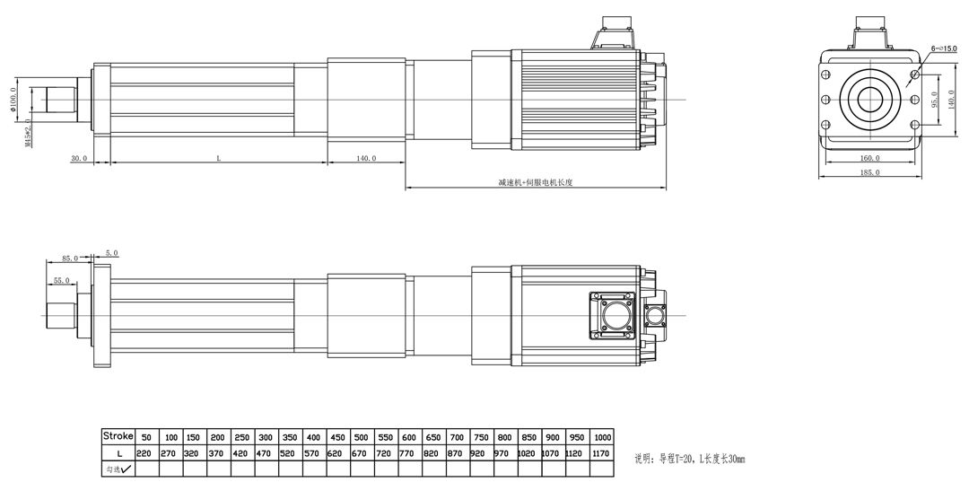 DDA132-BC-FA-A：直接-前法兰-外螺纹